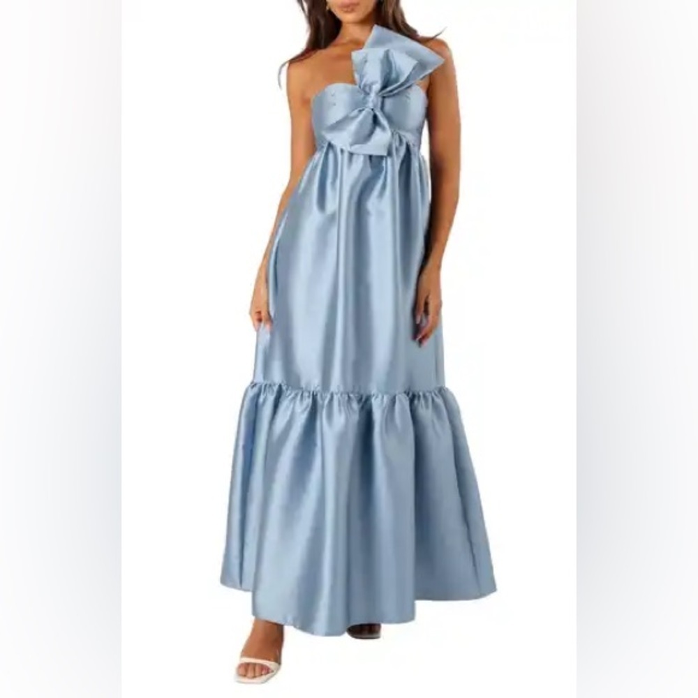 Petal & Pup Women's Betina Bow Front Maxi Dress M B1292 - Picture 2 of 4